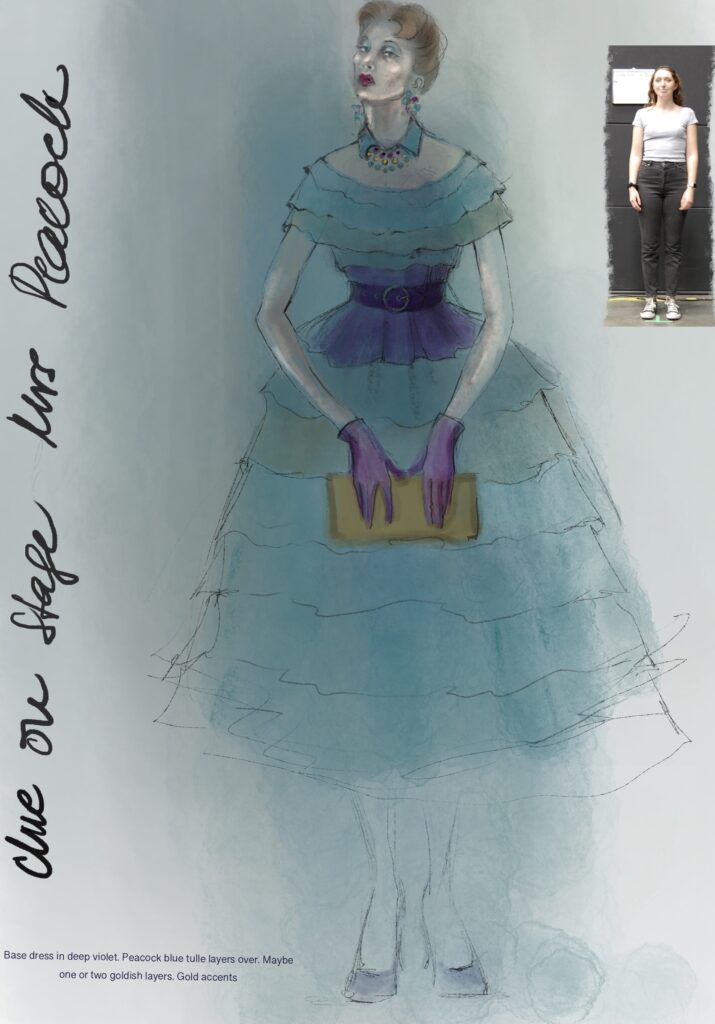 Costume design by marija djordjevic for clue on stage. Director Nicholas Harrison